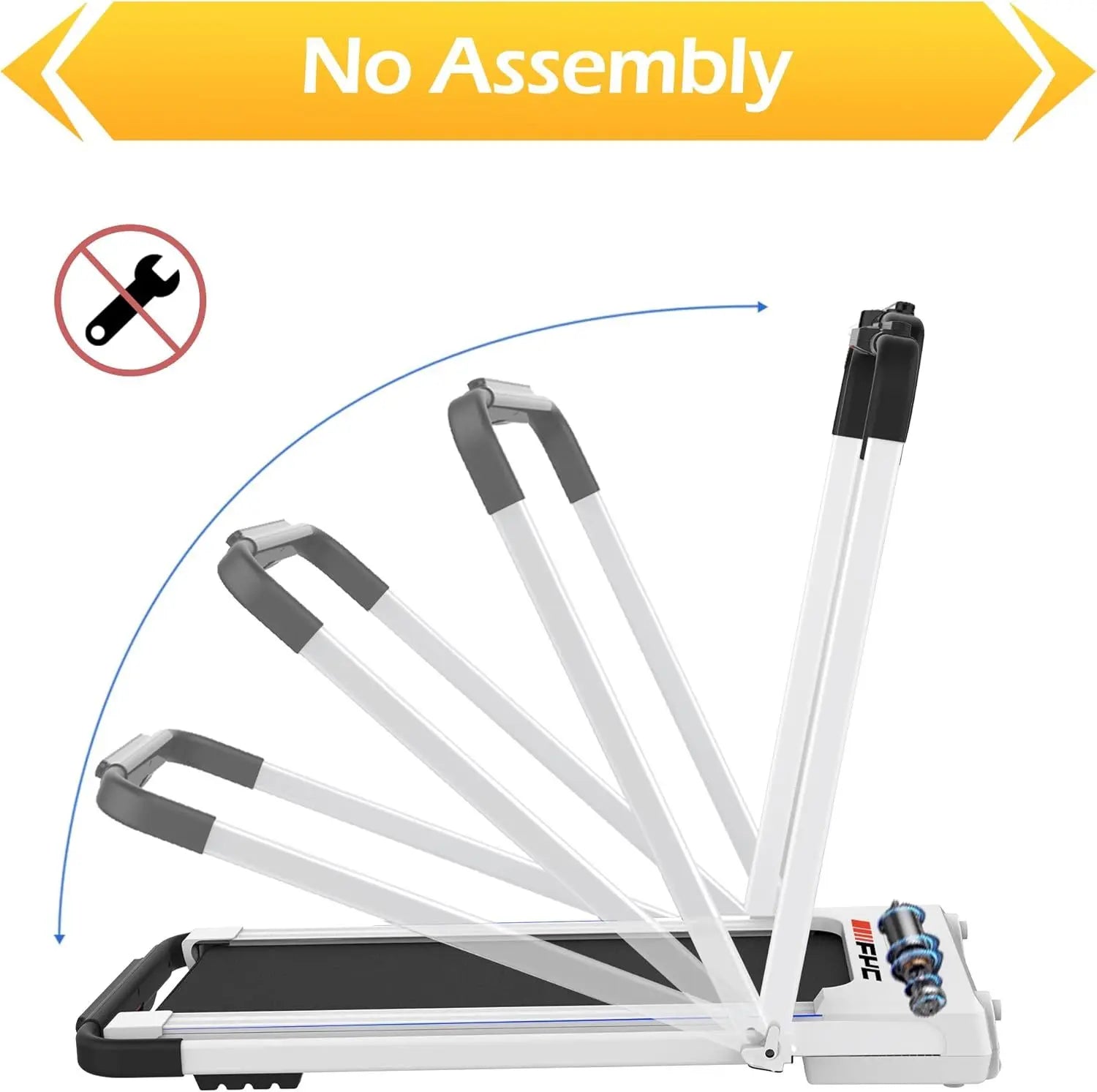 2 - in - 1 Treadmill & Under Desk Walking Pad – Compact, Quiet Home & Office Fitness Machine - ThriveMinded & WellHaven Co