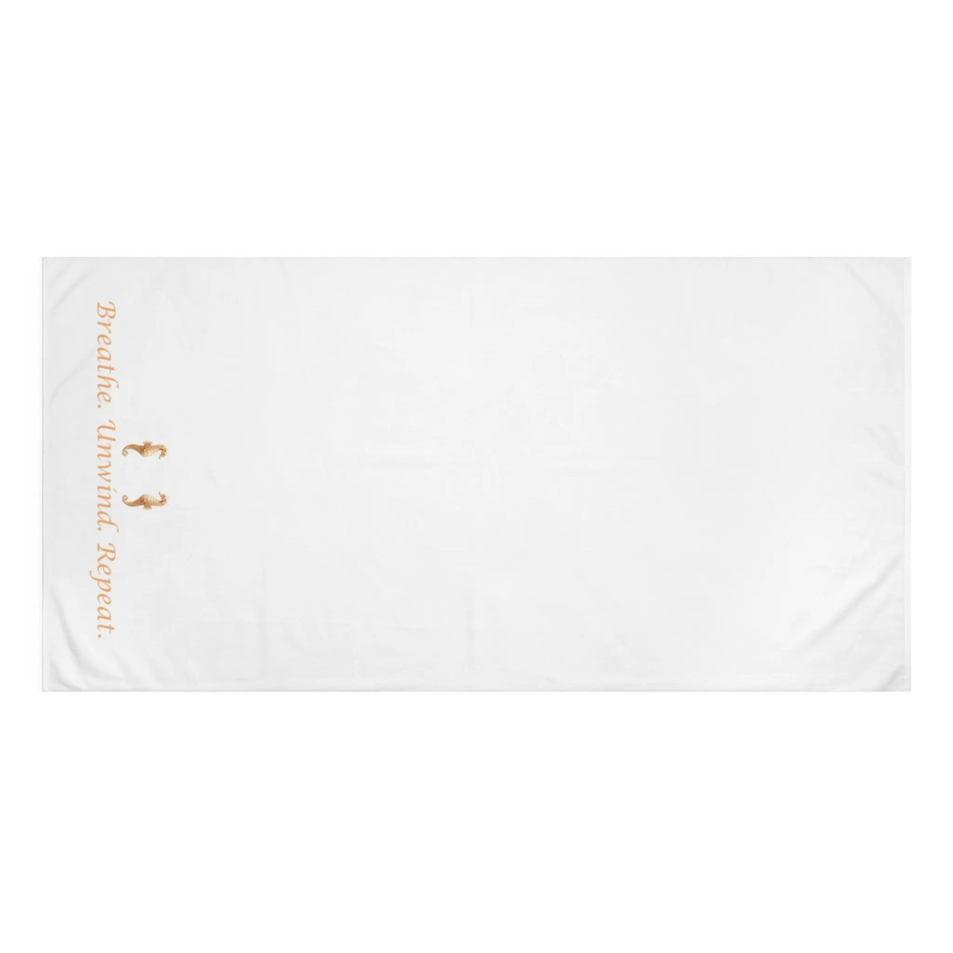 Breathe. Unwind. Repeat." Mink - Cotton Bath Towel – Soft, Luxurious & Spa - Like Comfort - ThriveMinded & WellHaven Co