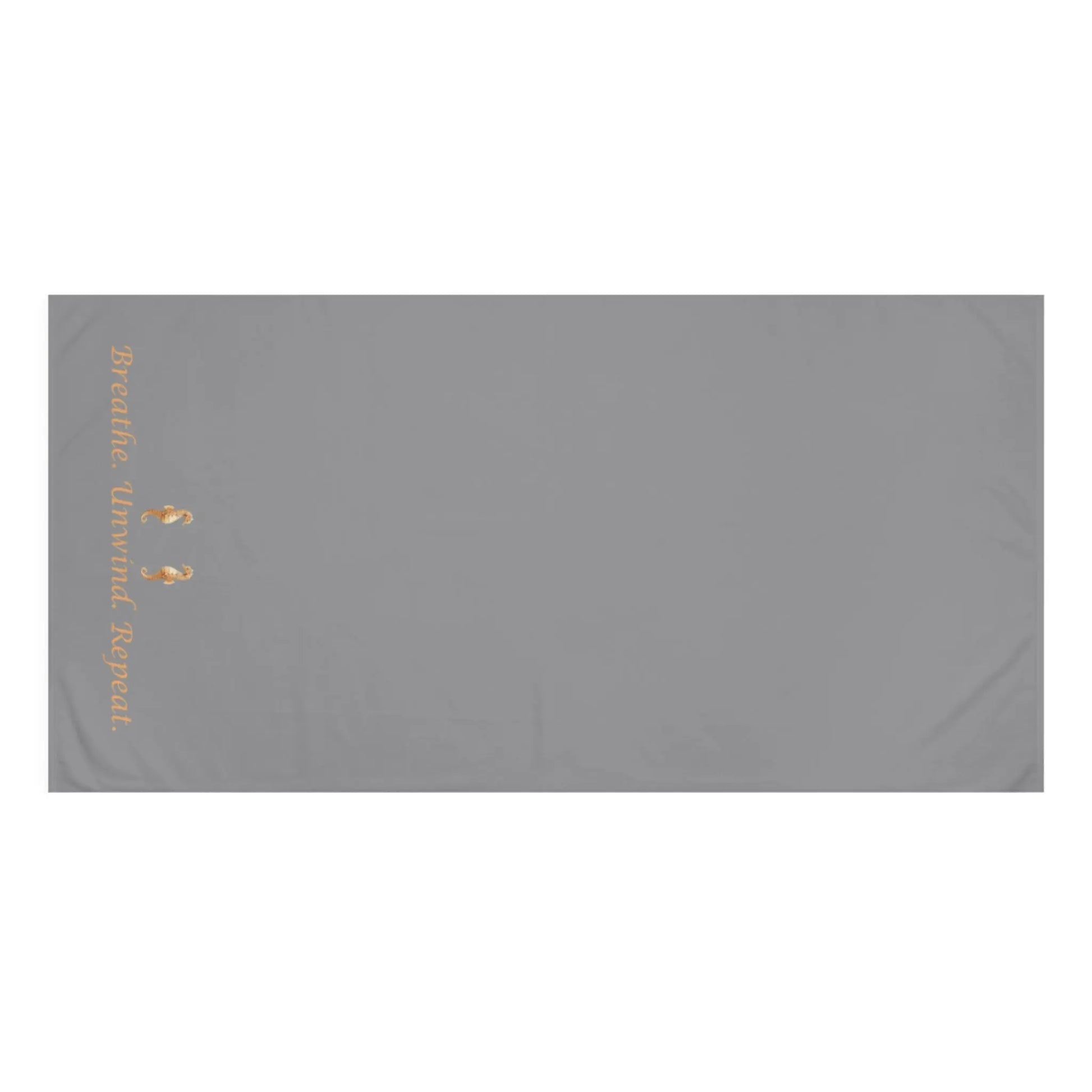 Breathe. Unwind. Repeat." Mink - Cotton Bath Towel – Soft, Luxurious & Spa - Like Comfort - ThriveMinded & WellHaven Co