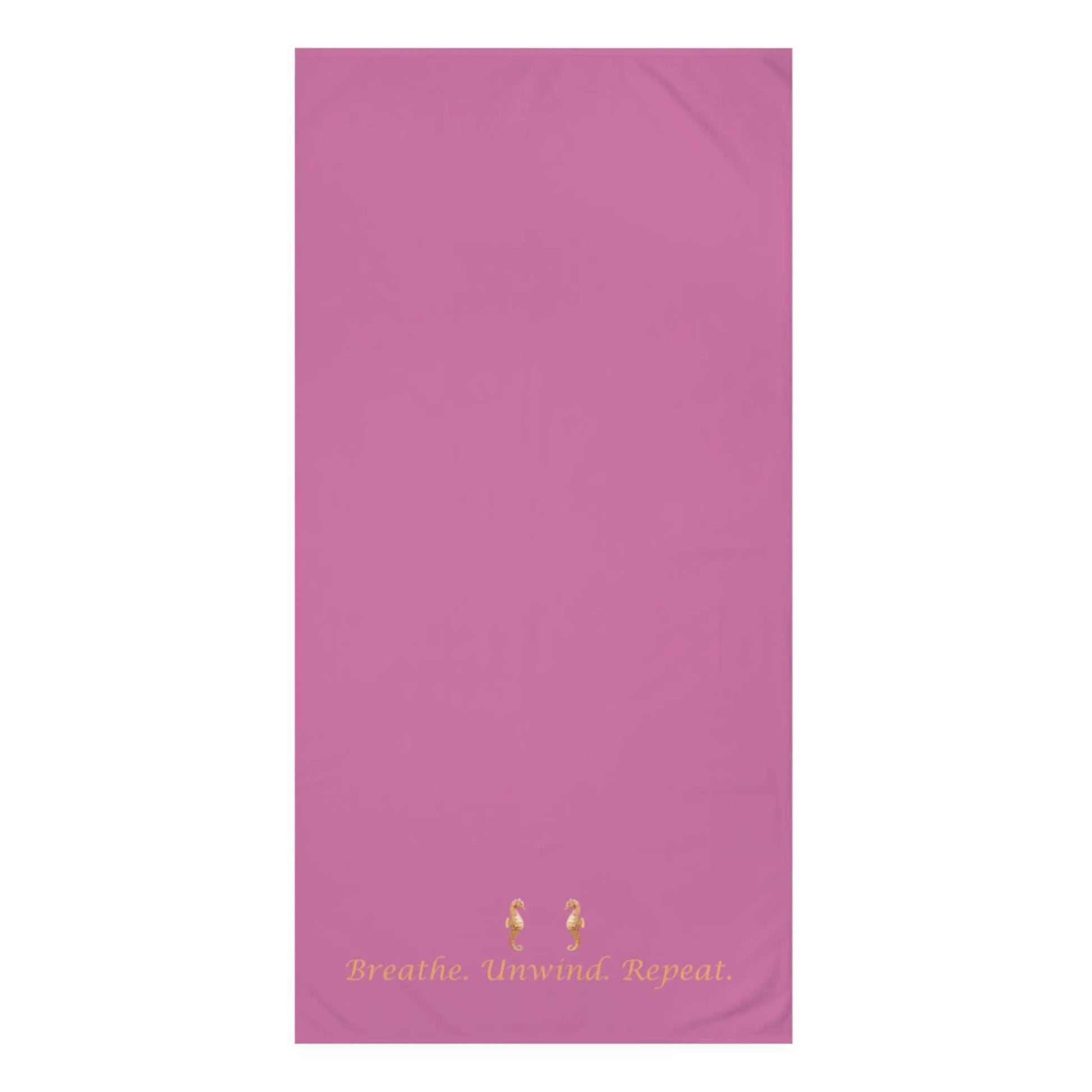 Breathe. Unwind. Repeat." Mink - Cotton Bath Towel – Soft, Luxurious & Spa - Like Comfort - ThriveMinded & WellHaven Co