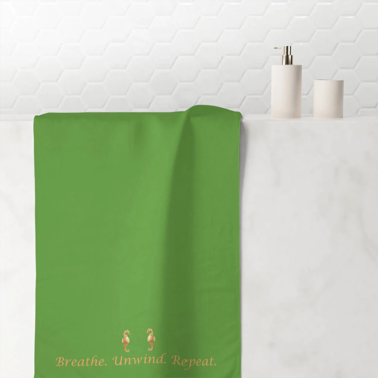mindful and plush bath towel enhancing bathroom décor