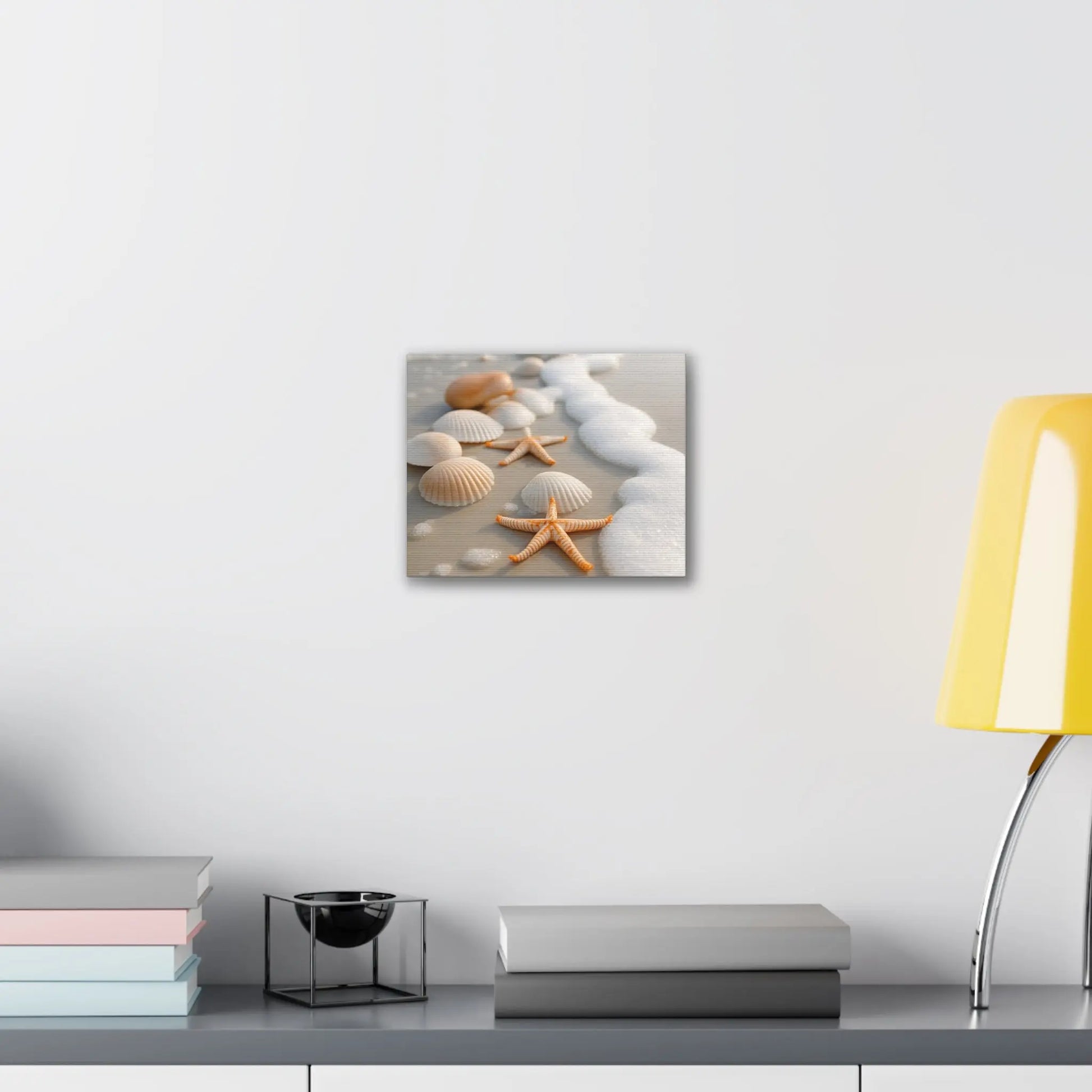 “Coastal Calm” Beach Shell & Starfish Canvas Art Print – Ocean - Inspired Wall Décor - Ocean Photography - ThriveMinded & WellHaven Co