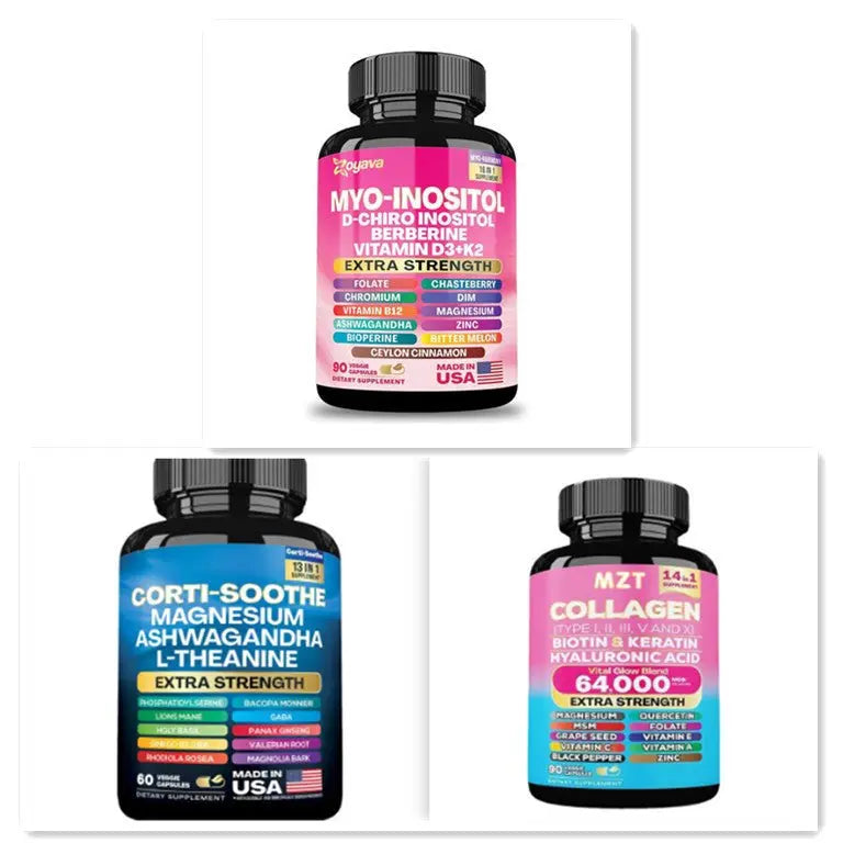 Corti Sooth Capsules – Stress Support with Magnesium, Ashwagandha & L - Theanine | Cortisol Balance & Relaxation - ThriveMinded & WellHaven Co