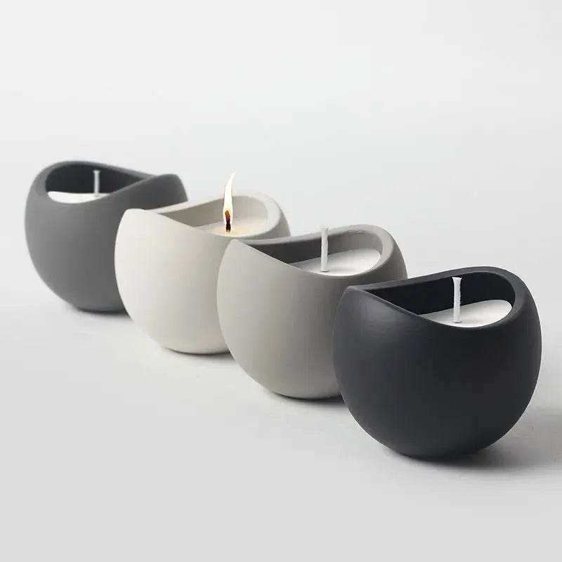 Creative Aromatherapy Candles | Minimalist Home Décor Ornaments with Natural Essential Oils - ThriveMinded & WellHaven Co