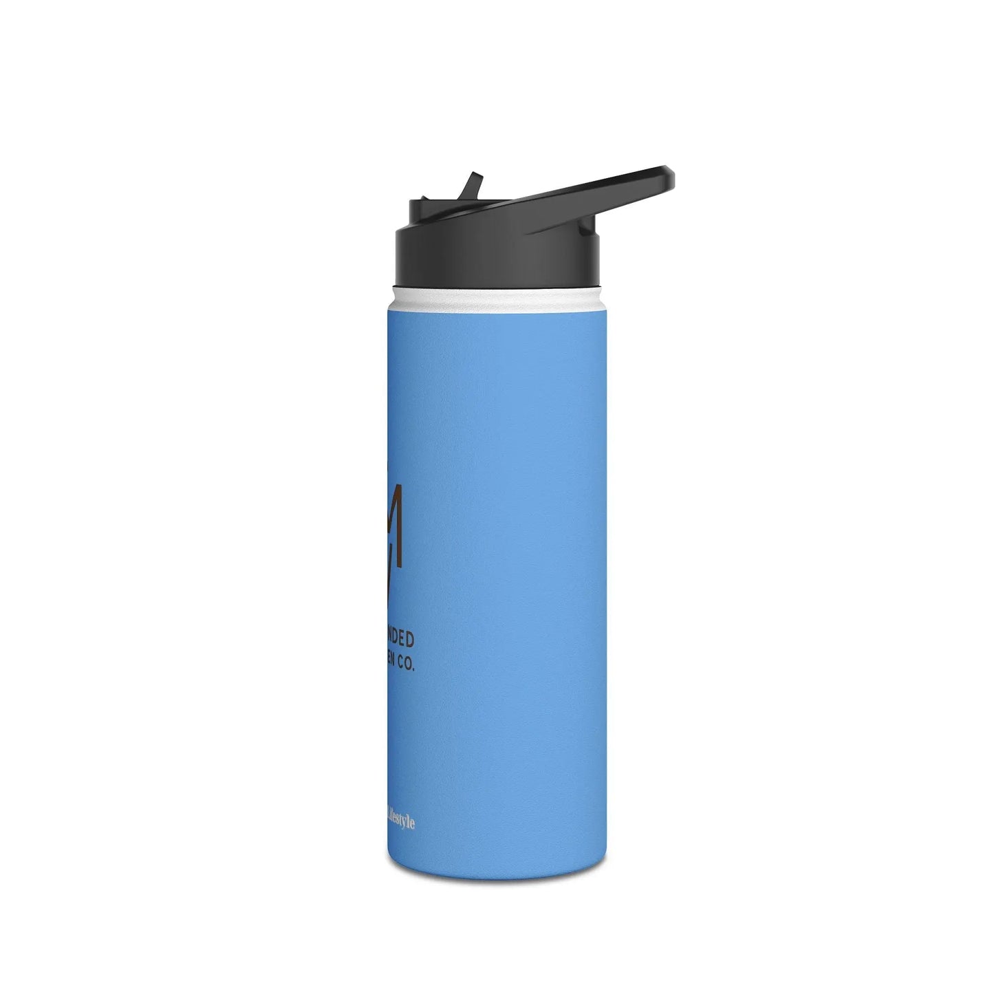 Custom Stainless Steel Water Bottle with Straw Lid – Insulated Reusable Drink Bottle by ThriveMinded & WellHaven Co | Eco - Friendly, Leak - Proof, Hot & Cold Flask for Gym, Travel, Office - ThriveMinded & WellHaven Co