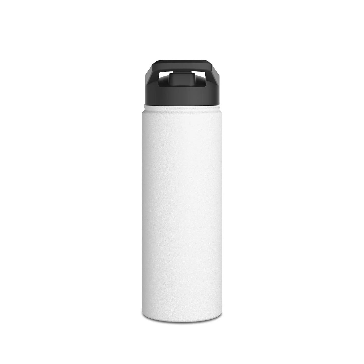 Custom White Stainless Steele Water Bottle - ThriveMinded & WellHaven Co/Eco Bottle in 3 Sizes/ Branded Wellness Hydration - ThriveMinded & WellHaven Co
