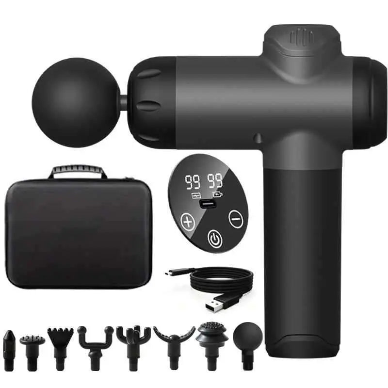 Deep Tissue Massage Gun – Handheld Percussion Massager for Muscle Recovery & Pain Relief | ThriveMinded & WellHaven Co - ThriveMinded & WellHaven Co