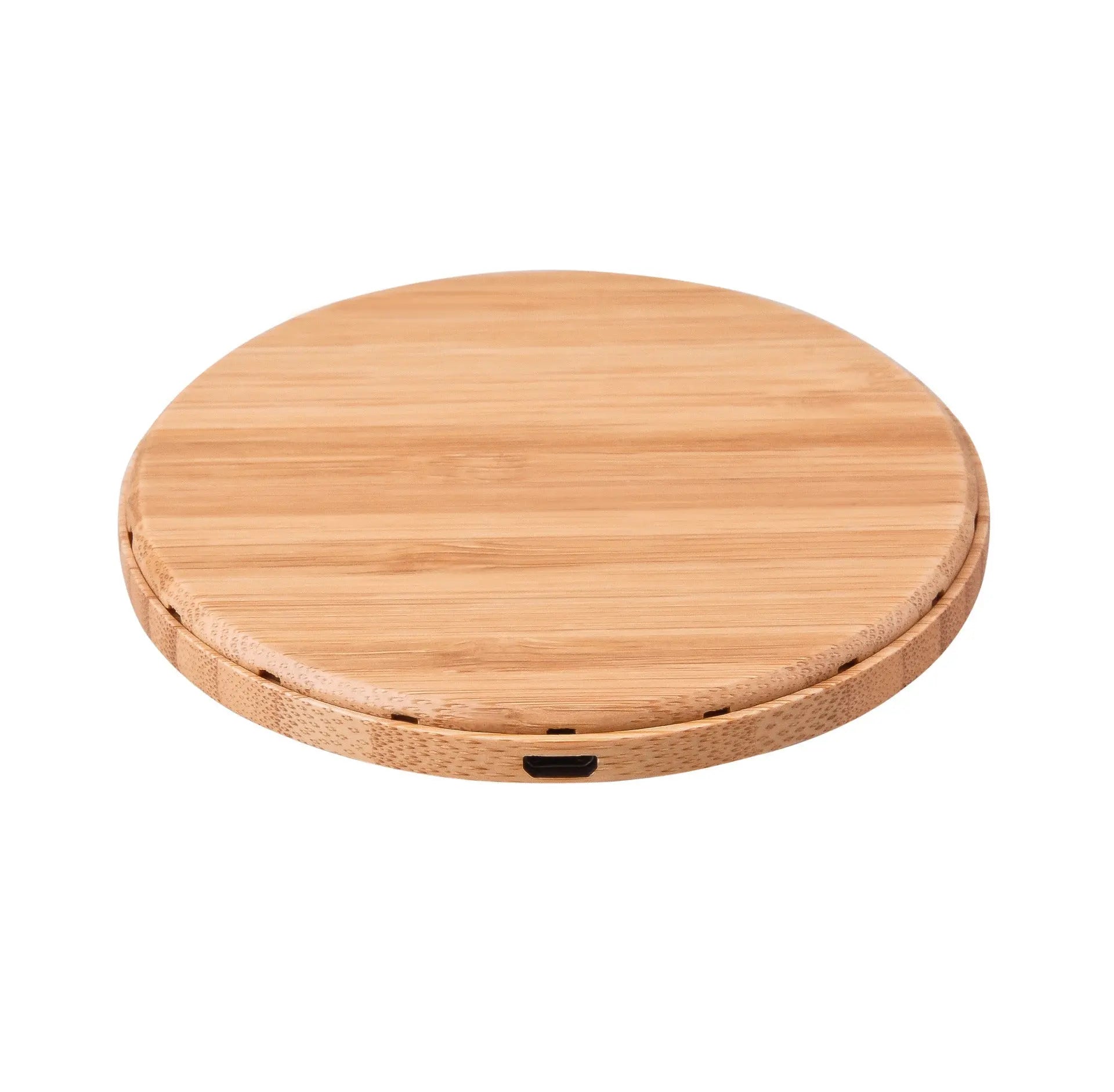 Eco - Friendly Bamboo Wireless Charger – Fast Charging Pad for iPhone & Android - ThriveMinded & WellHaven Co