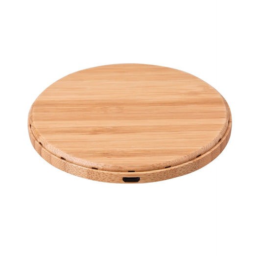 Eco - Friendly Bamboo Wireless Charger – Fast Charging Pad for iPhone & Android - ThriveMinded & WellHaven Co