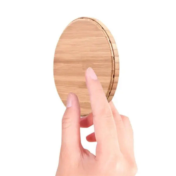 Eco - Friendly Bamboo Wireless Charger – Fast Charging Pad for iPhone & Android - ThriveMinded & WellHaven Co