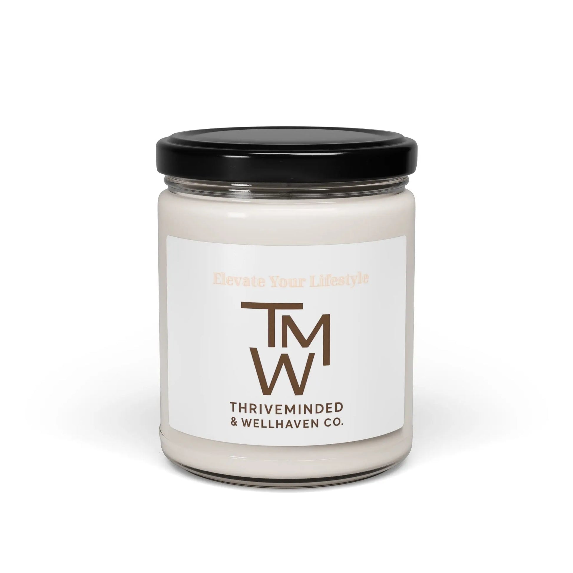 Eco - Friendly Scented Soy Candle | ThriveMinded & WellHaven Co | Hand - Poured Aromatherapy Candle | Natural Soy Wax | Sustainable Gift Idea - ThriveMinded & WellHaven Co