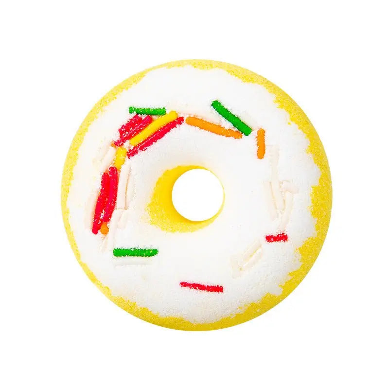 Explosion Dried Flower Bath Bomb Donut | Aromatherapy Oil & Bath Salt Set for Relaxing Spa Experience - ThriveMinded & WellHaven Co