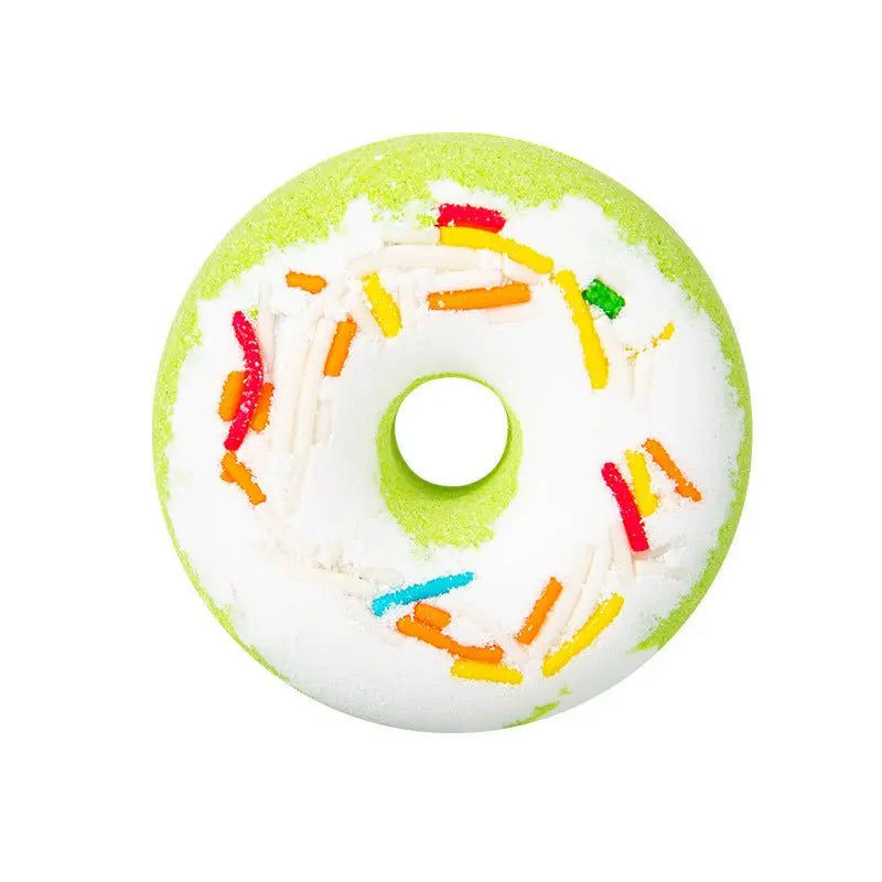 Explosion Dried Flower Bath Bomb Donut | Aromatherapy Oil & Bath Salt Set for Relaxing Spa Experience - ThriveMinded & WellHaven Co