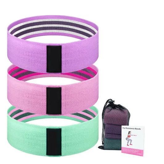 Fabric Resistance Bands – Non - Slip Workout Bands for Glutes, Legs & Full - Body Training - ThriveMinded & WellHaven Co