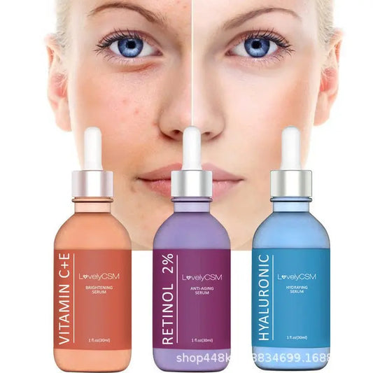 Firming Hyaluronic Acid Retinol Vitamin C Serum – Anti - Aging Brightening Skin Care for Fine Lines & Wrinkles - ThriveMinded & WellHaven Co