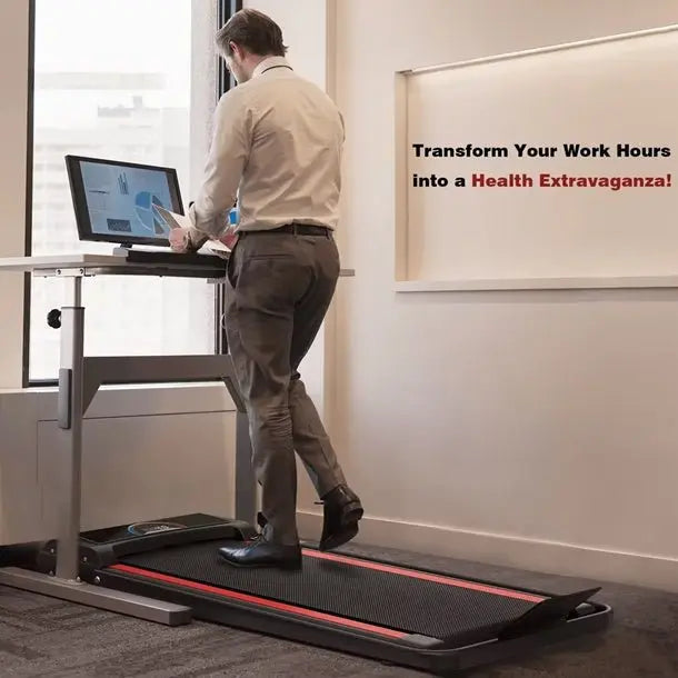 Folding Electric Treadmill – Compact Running Machine for Home | Portable Fitness Workout with LED Display & Shock Absorption - ThriveMinded & WellHaven Co