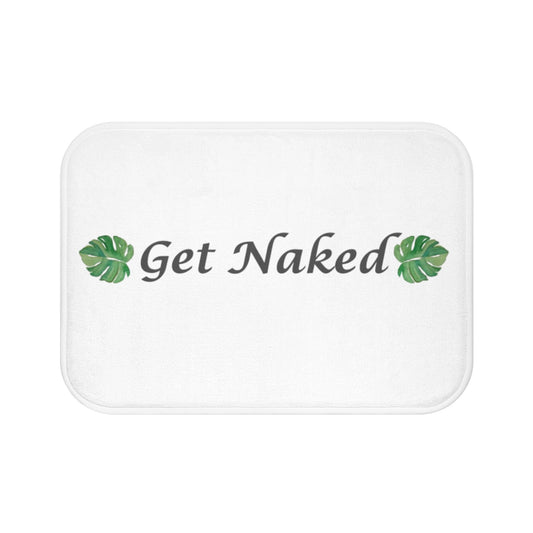 Get Naked Bath Mat - Funny Bathroom Decor for Tropical Vibes - ThriveMinded & WellHaven Co