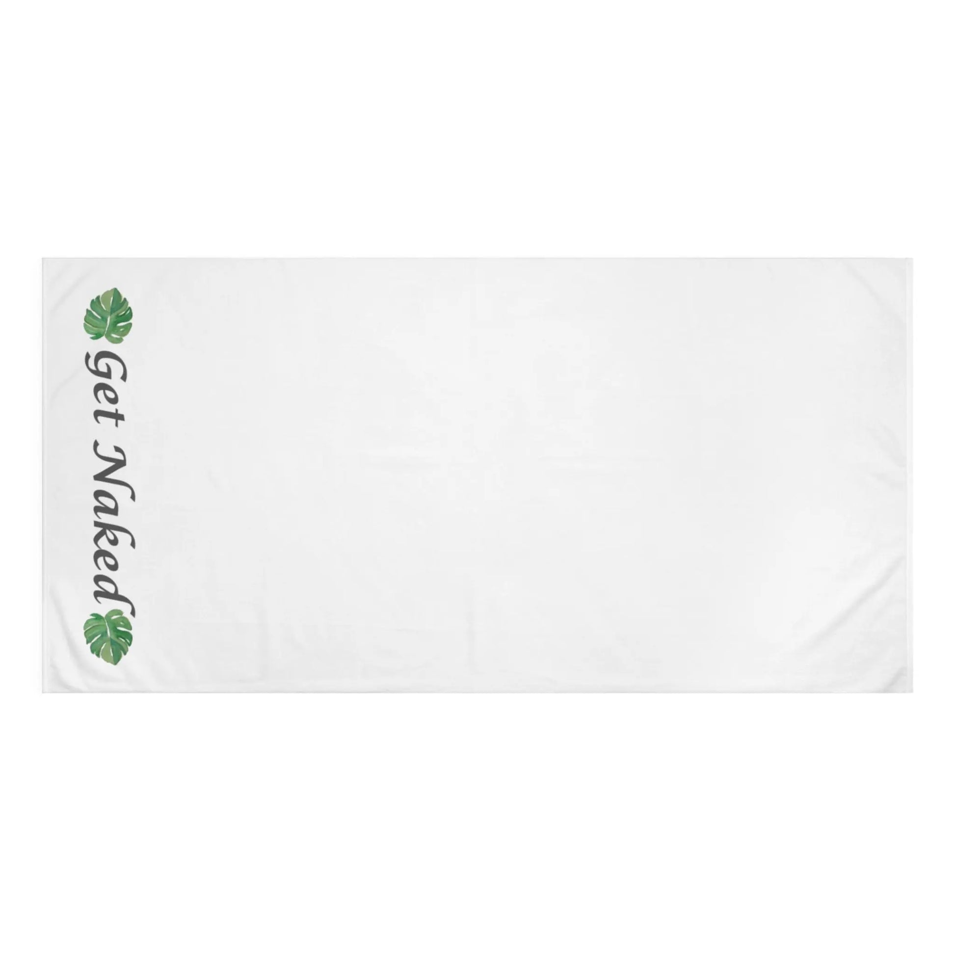 Get Naked" Mink - Cotton Bath Towel – Soft, Funny & Modern Bathroom Essential - ThriveMinded & WellHaven Co