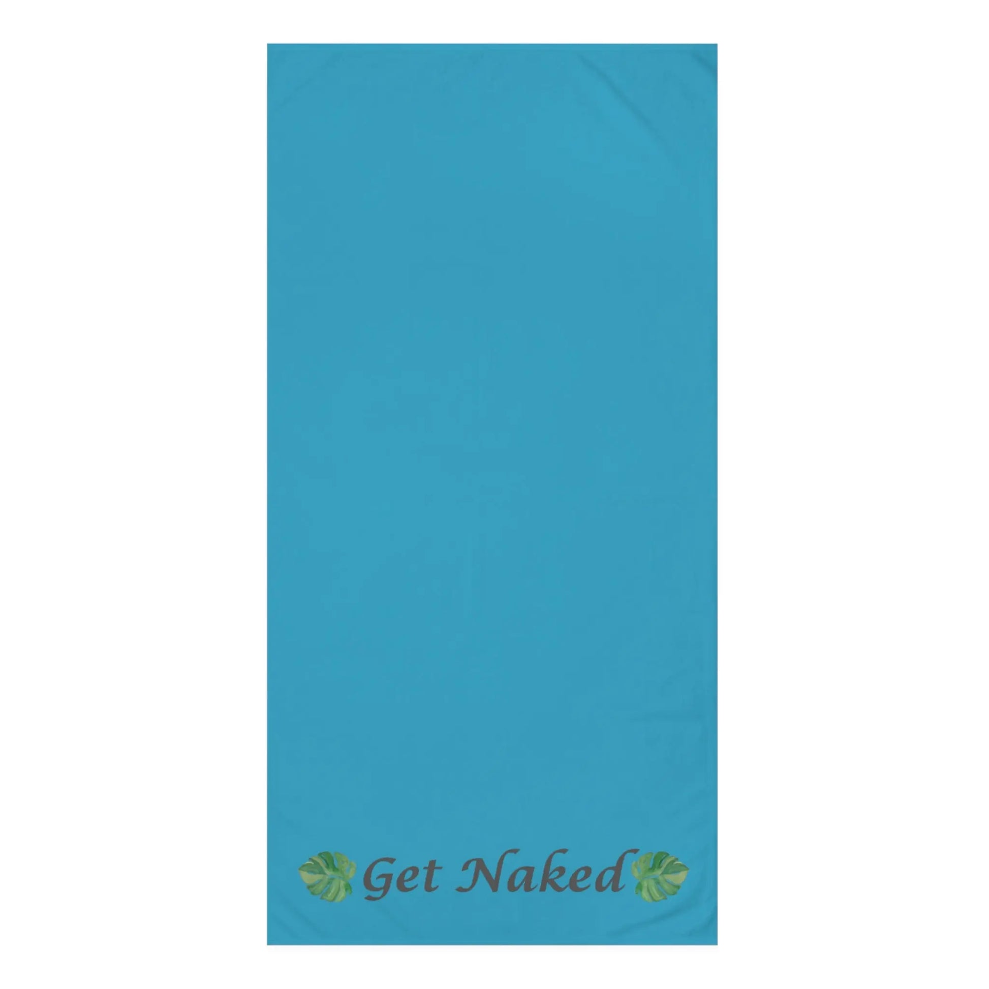 Get Naked" Mink - Cotton Bath Towel – Soft, Funny & Modern Bathroom Essential - ThriveMinded & WellHaven Co