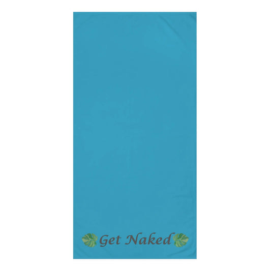 Get Naked" Mink - Cotton Bath Towel – Soft, Funny & Modern Bathroom Essential - ThriveMinded & WellHaven Co