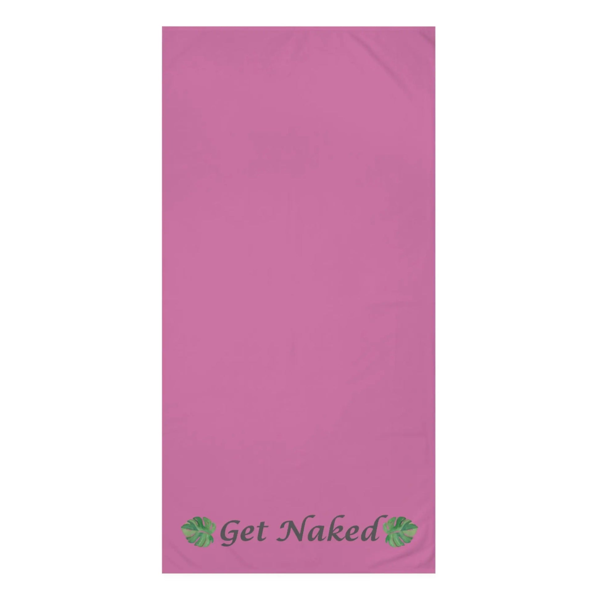 Get Naked" Mink - Cotton Bath Towel – Soft, Funny & Modern Bathroom Essential - ThriveMinded & WellHaven Co