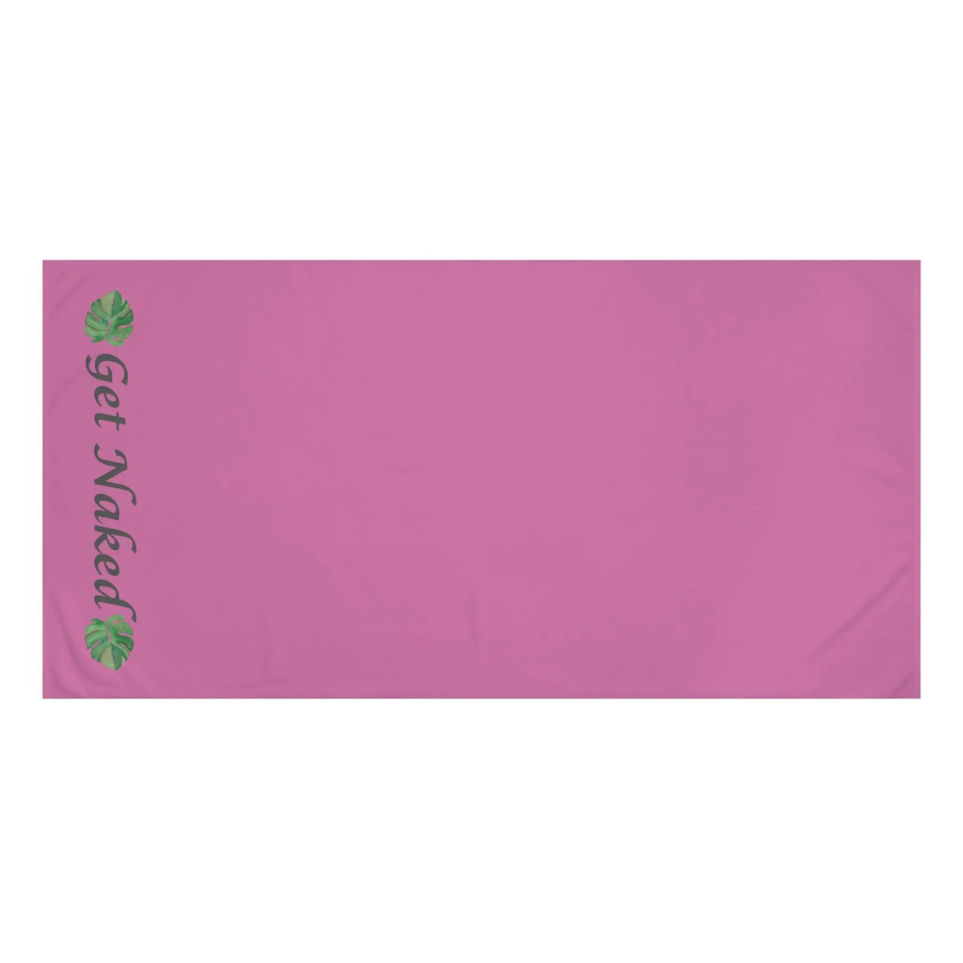 Get Naked" Mink - Cotton Bath Towel – Soft, Funny & Modern Bathroom Essential - ThriveMinded & WellHaven Co