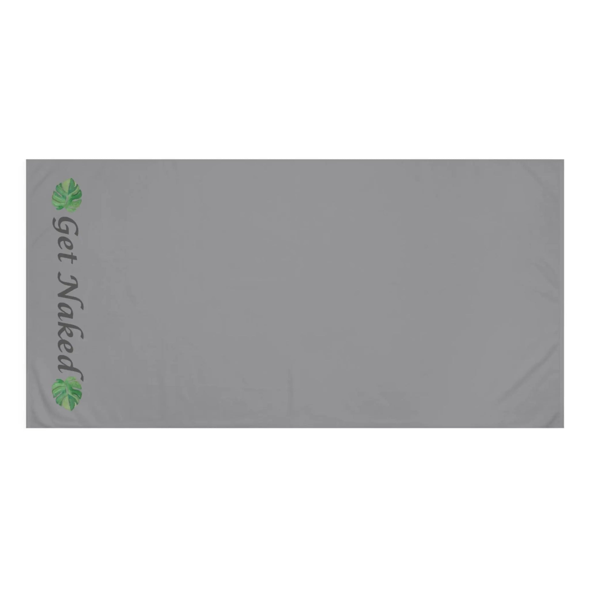 Get Naked" Mink - Cotton Bath Towel – Soft, Funny & Modern Bathroom Essential - ThriveMinded & WellHaven Co