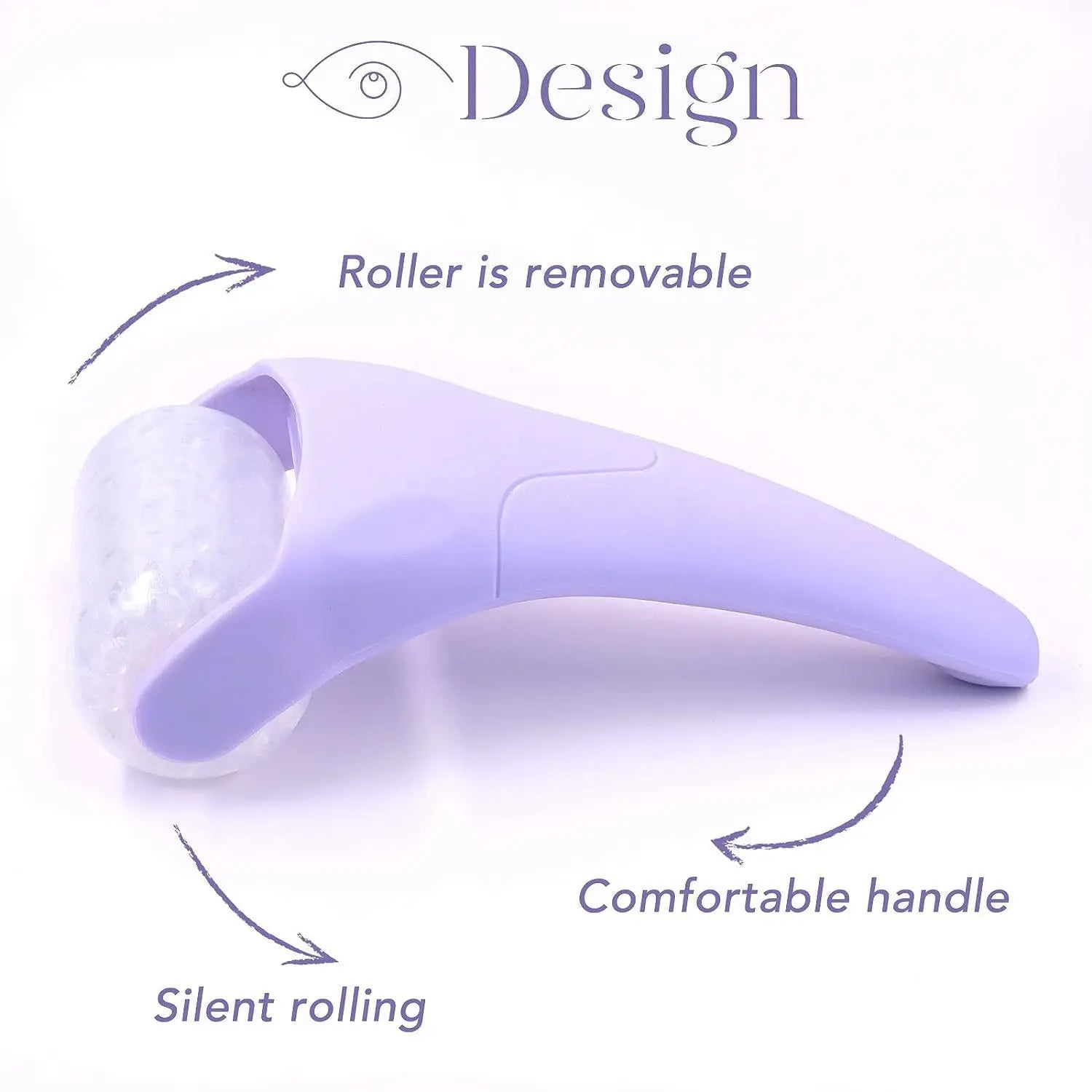 Ice Roller Massager | Facial Cooling Tool for Puffiness & Glowing Skin cjdropshiping