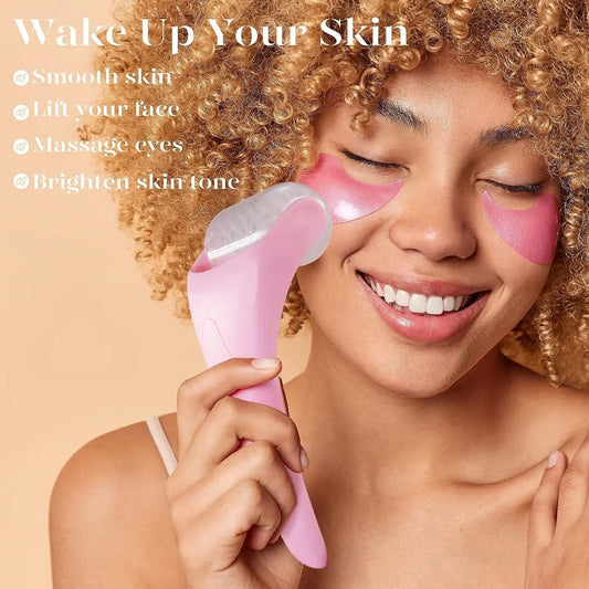 Ice Roller Massager | Facial Cooling Tool for Puffiness & Glowing Skin - ThriveMinded & WellHaven Co