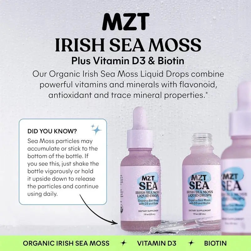 Ireland Seaweed Organic Liquid Drops - ThriveMinded & WellHaven Co