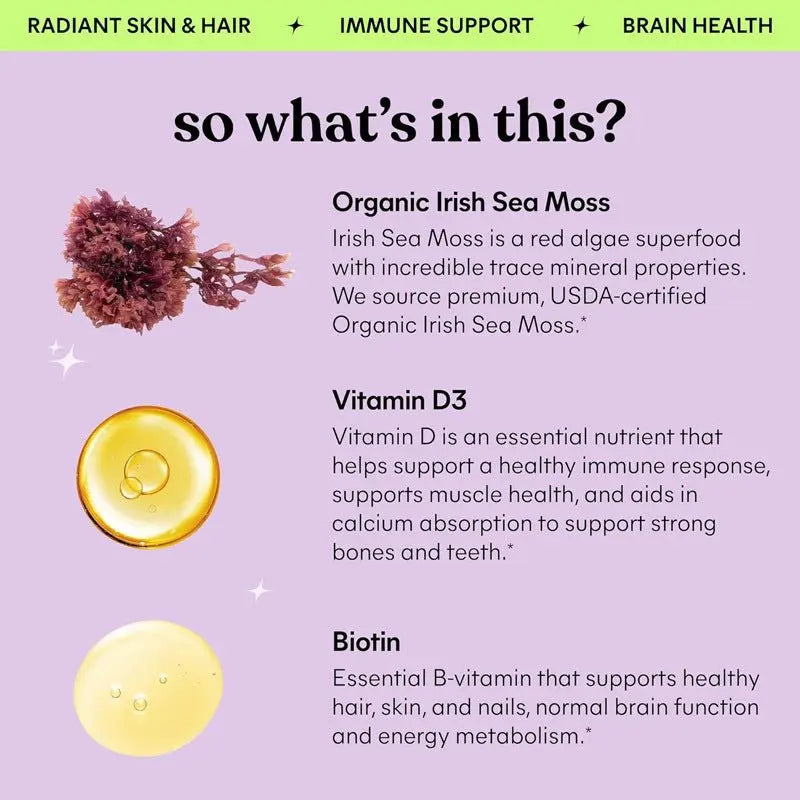 Ireland Seaweed Organic Liquid Drops - ThriveMinded & WellHaven Co