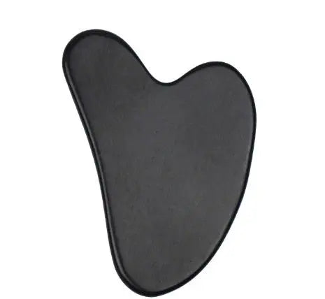 Natural Quartz Scraper Jade Roller Gua Sha Set Black Genuine - ThriveMinded & WellHaven Co