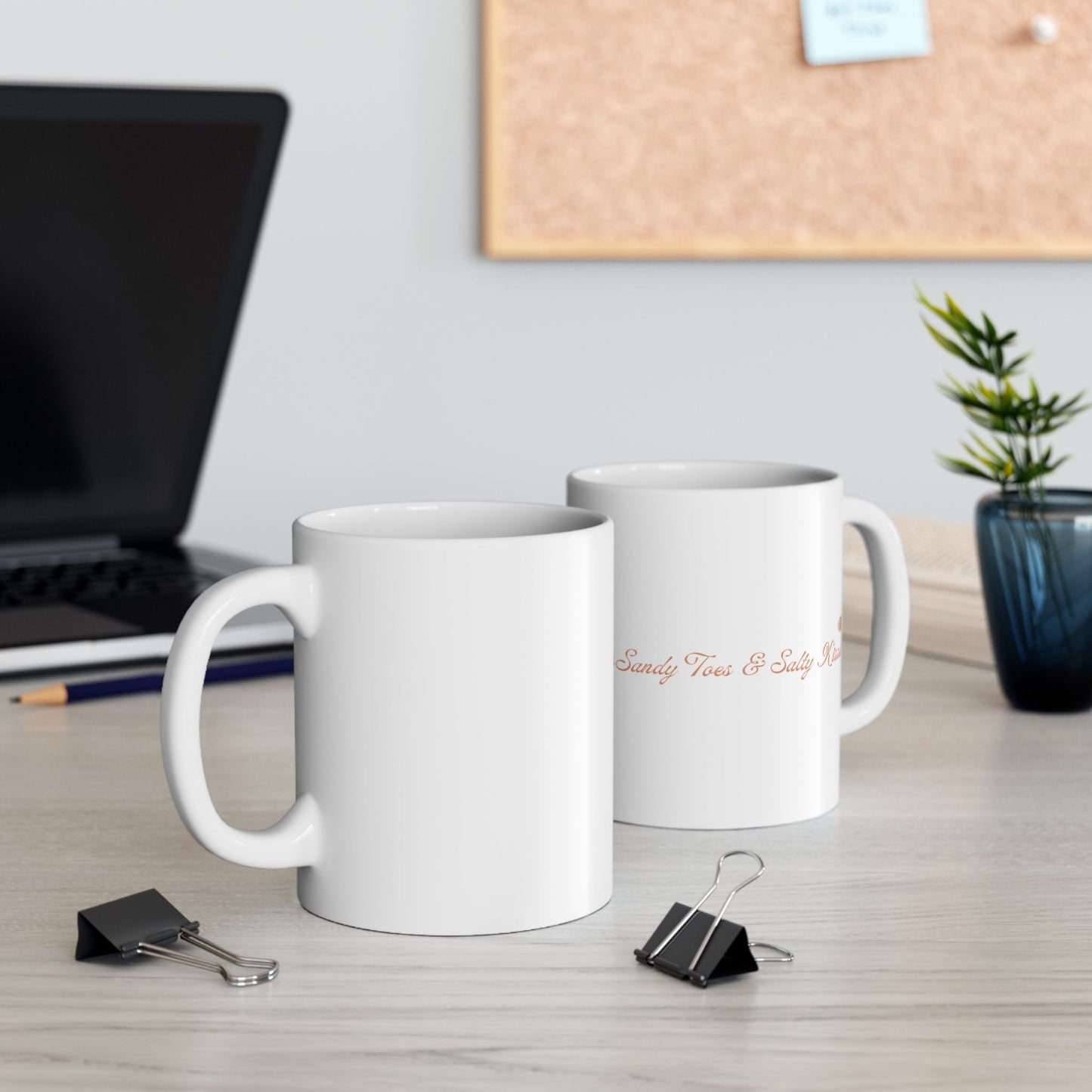 Personalized Sandy Toes Mug, Beach Lover Gift, Coastal Decor, Custom Coffee Cup, Summer Vibes, Unique Housewarming Idea - ThriveMinded & WellHaven Co