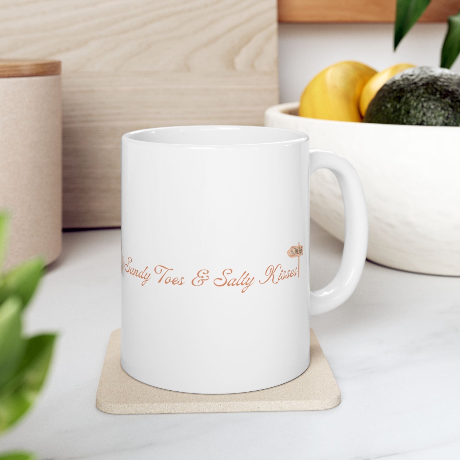 Personalized Sandy Toes Mug, Beach Lover Gift, Coastal Decor, Custom Coffee Cup, Summer Vibes, Unique Housewarming Idea - ThriveMinded & WellHaven Co