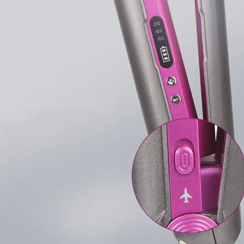 Professional 2 - in - 1 Cordless Hair Straightener & Curler - ThriveMinded & WellHaven Co