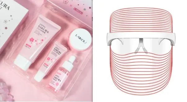 Professional 7 - Color LED Light Therapy Mask – Infinite Glow | Anti - Aging, Acne, Skin Rejuvenation - ThriveMinded & WellHaven Co