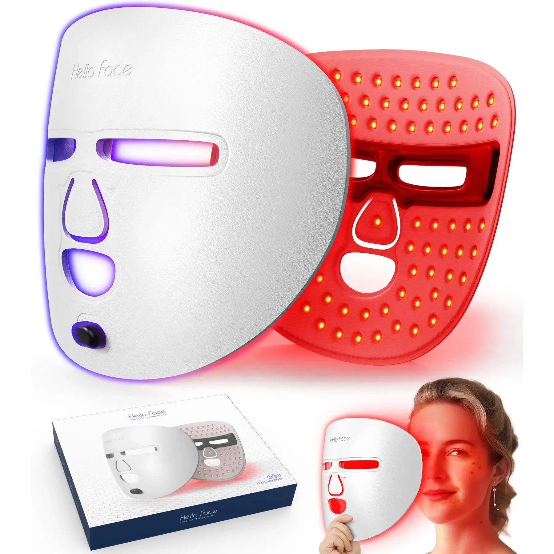 Professional LED Face Mask – Glow On the Go | Salon - Quality Skincare Light Therapy at Home - ThriveMinded & WellHaven Co