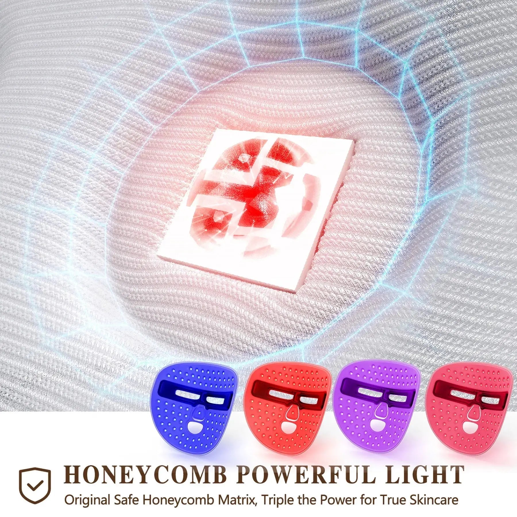 Professional LED Face Mask – Glow On the Go | Salon - Quality Skincare Light Therapy at Home - ThriveMinded & WellHaven Co
