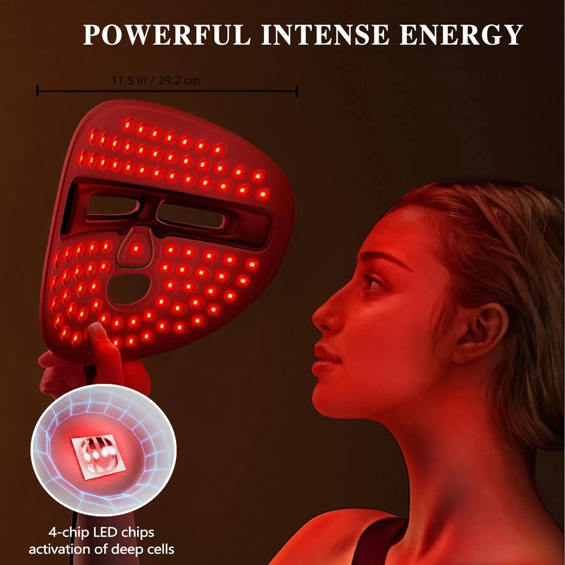 Professional LED Face Mask – Glow On the Go | Salon - Quality Skincare Light Therapy at Home - ThriveMinded & WellHaven Co