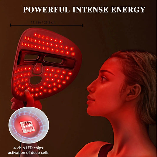 Professional LED Face Mask – Glow On the Go | Salon - Quality Skincare Light Therapy at Home - ThriveMinded & WellHaven Co