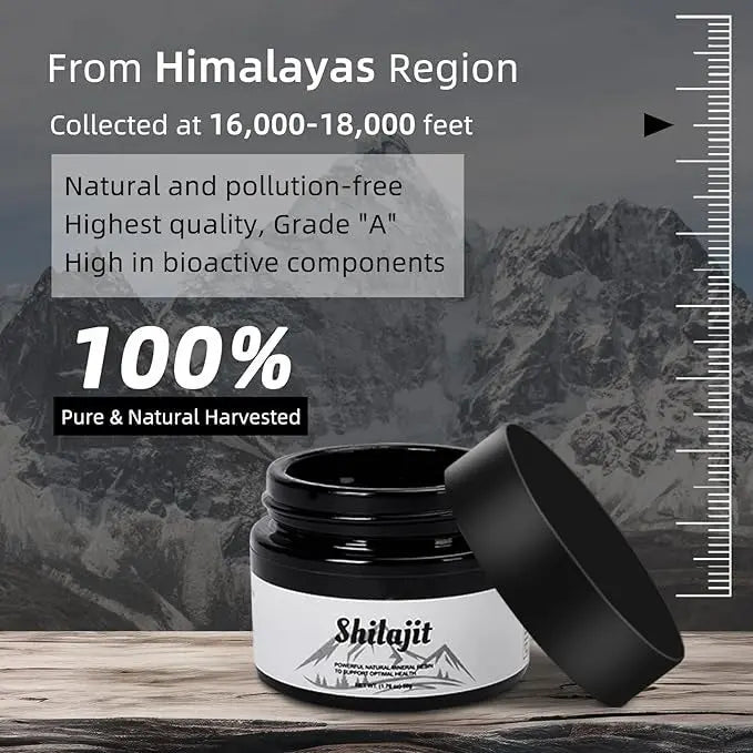 Pure Himalayan Organic Shilajit Resin - ThriveMinded & WellHaven Co