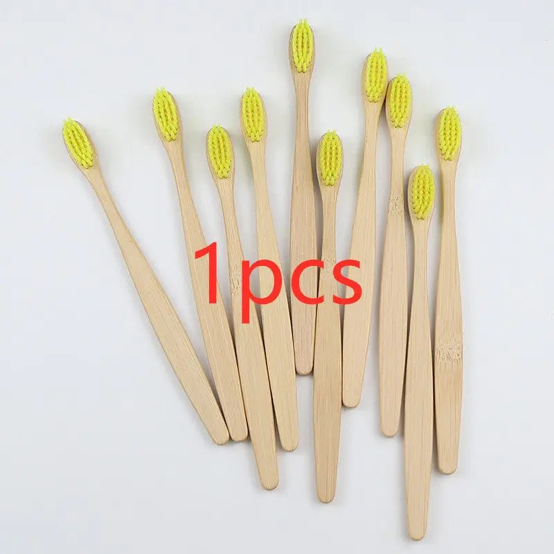 Rainbow Bamboo Toothbrush – Eco - Friendly, Stylish & Sustainable Oral Care - ThriveMinded & WellHaven Co