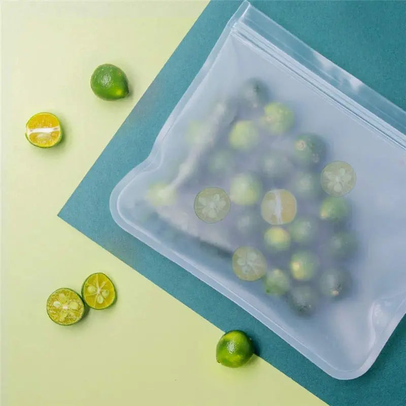 Reusable Food Preservation Storage Bags – Airtight, Leakproof & Eco - Friendly - ThriveMinded & WellHaven Co