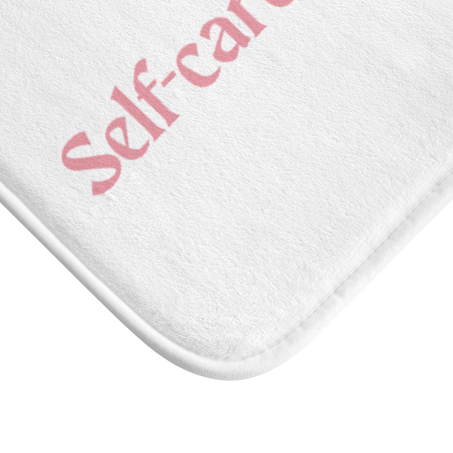Self - Care Bath Mat – Pink Shell Design, Bathroom Decor, Self - Care Gift, Spa Accessory, Home Wellness - ThriveMinded & WellHaven Co