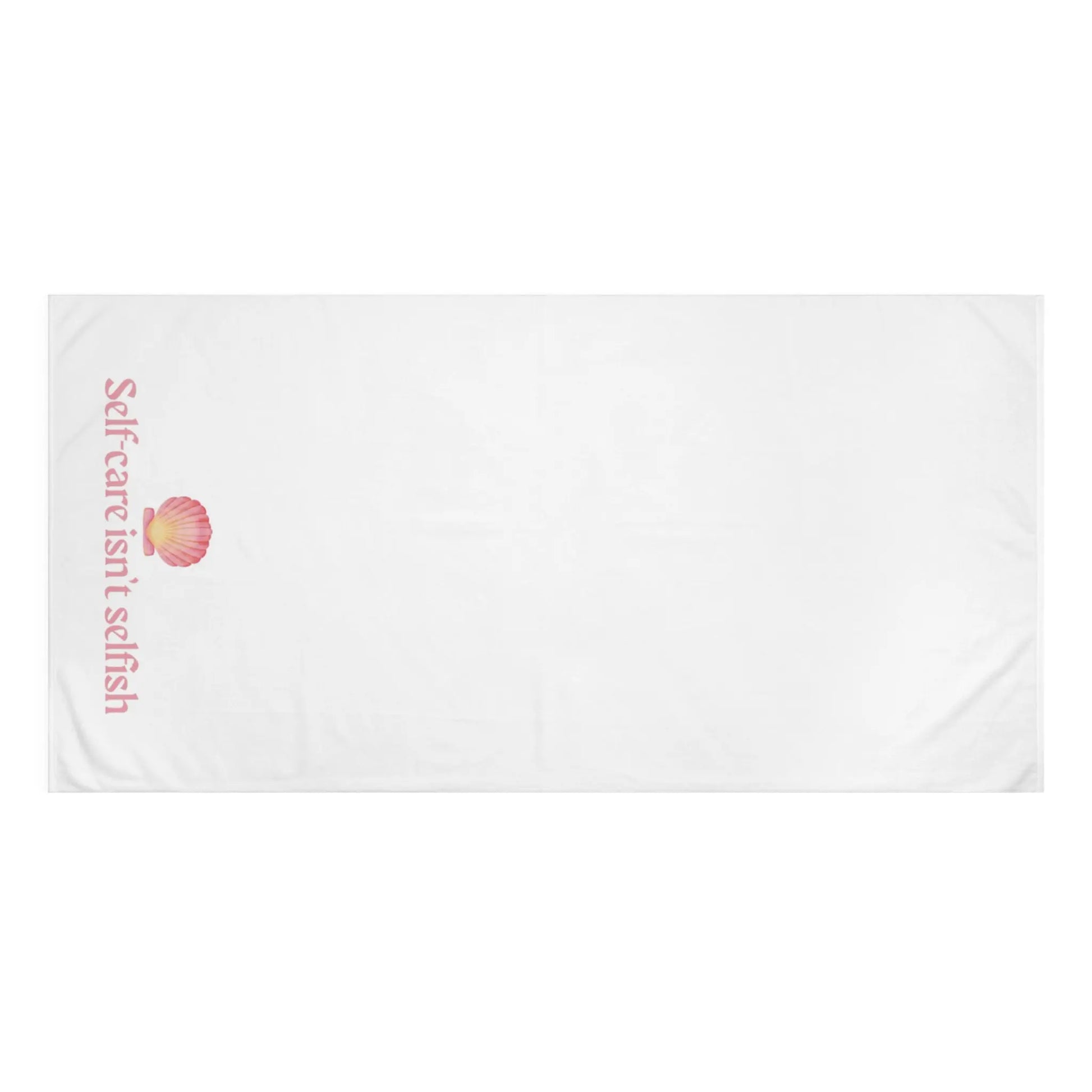 Self - Care Isn’t Selfish" Mink - Cotton Bath Towel – Soft, Luxurious & Wellness - Inspired - ThriveMinded & WellHaven Co