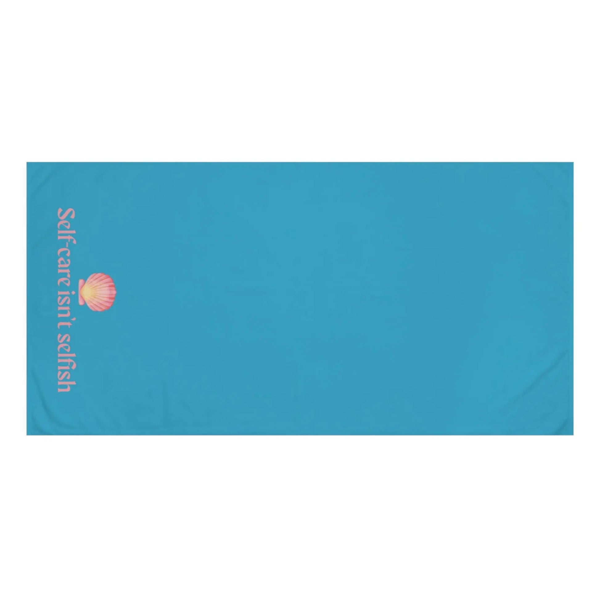 Self - Care Isn’t Selfish" Mink - Cotton Bath Towel – Soft, Luxurious & Wellness - Inspired - ThriveMinded & WellHaven Co