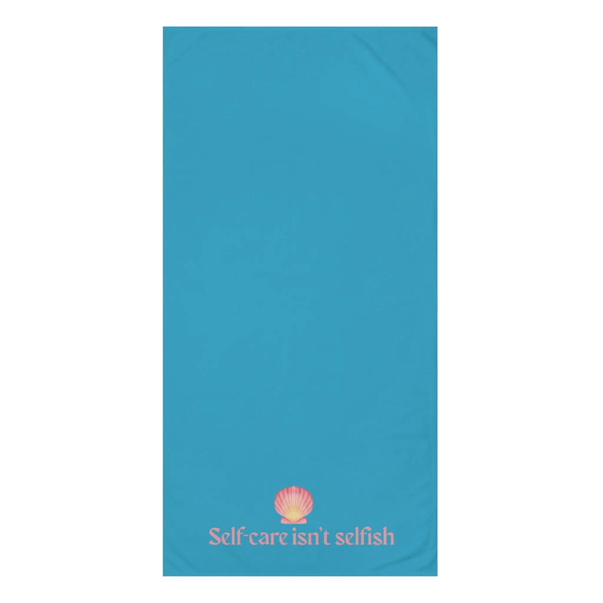 Self - Care Isn’t Selfish" Mink - Cotton Bath Towel – Soft, Luxurious & Wellness - Inspired - ThriveMinded & WellHaven Co
