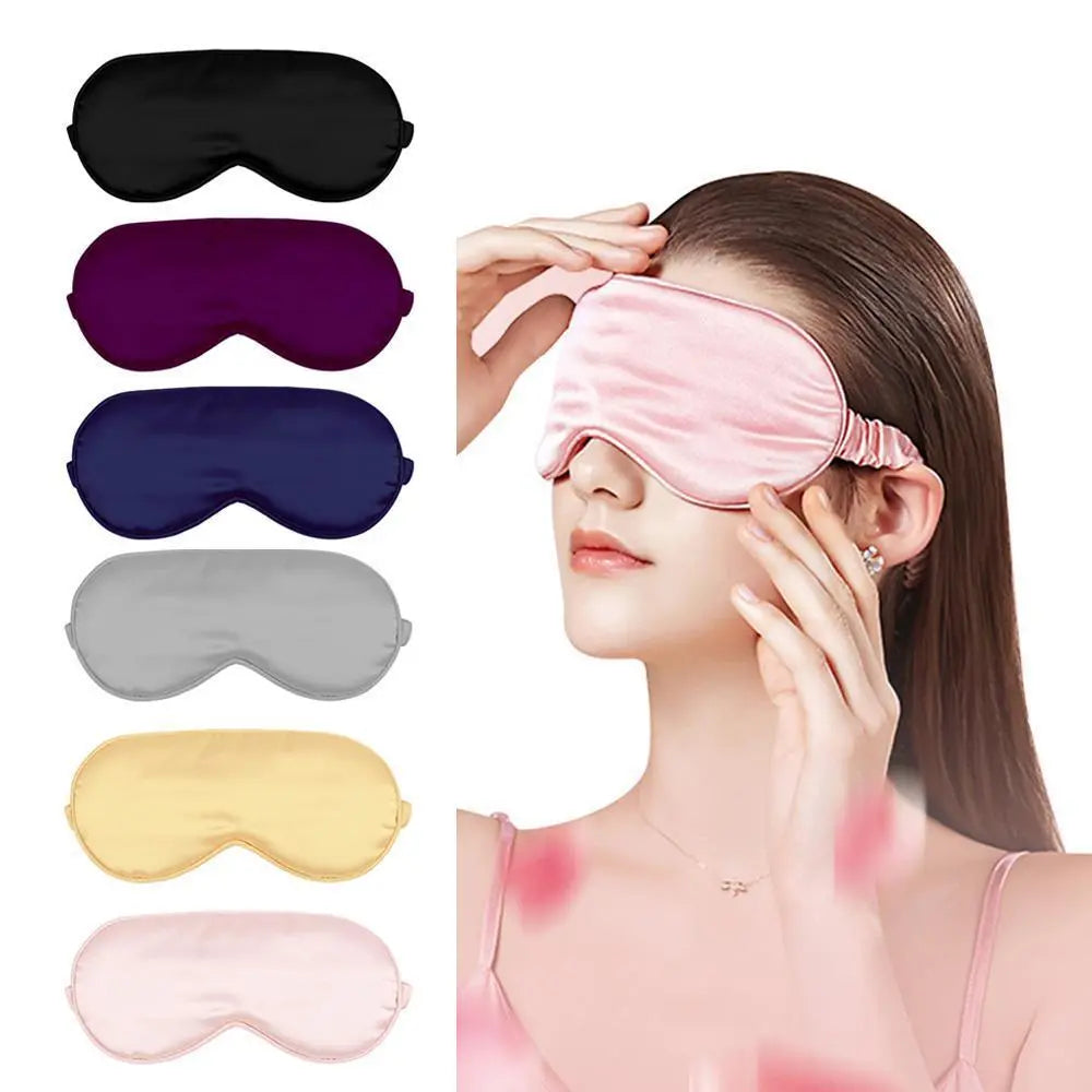 Silk Sleep Natural Sleeping Eye Mask Eyeshade Cover. - ThriveMinded & WellHaven Co