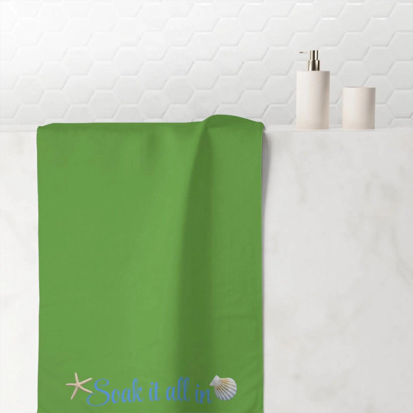 Soak It All In" Mink - Cotton Bath Towel – Soft, Absorbent & Spa - Inspired - ThriveMinded & WellHaven Co