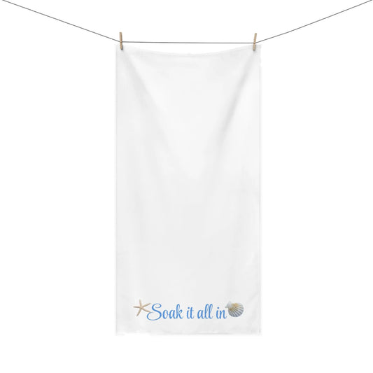 Soak It All In" Mink - Cotton Bath Towel – Soft, Absorbent & Spa - Inspired - ThriveMinded & WellHaven Co